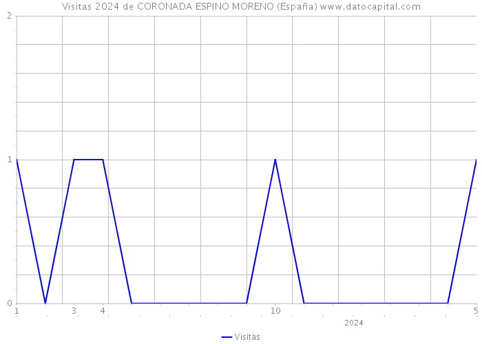 Visitas 2024 de CORONADA ESPINO MORENO (España) 
