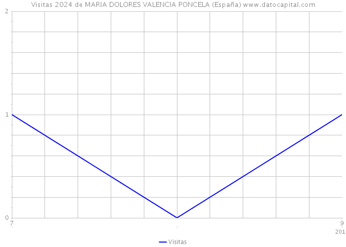 Visitas 2024 de MARIA DOLORES VALENCIA PONCELA (España) 