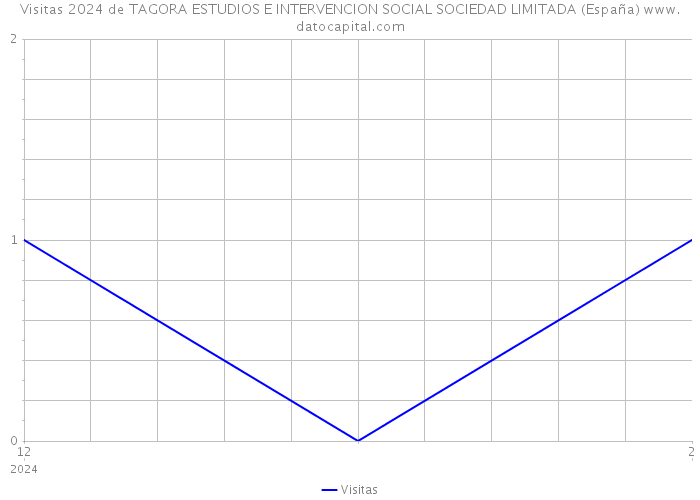 Visitas 2024 de TAGORA ESTUDIOS E INTERVENCION SOCIAL SOCIEDAD LIMITADA (España) 