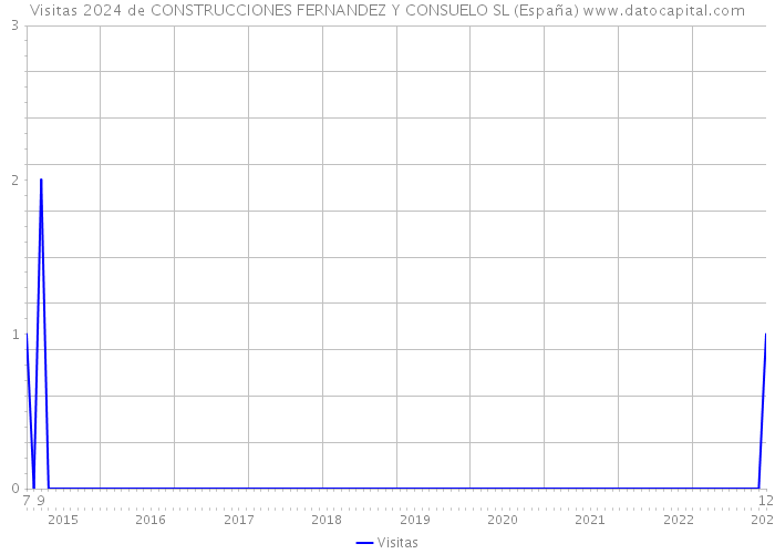 Visitas 2024 de CONSTRUCCIONES FERNANDEZ Y CONSUELO SL (España) 