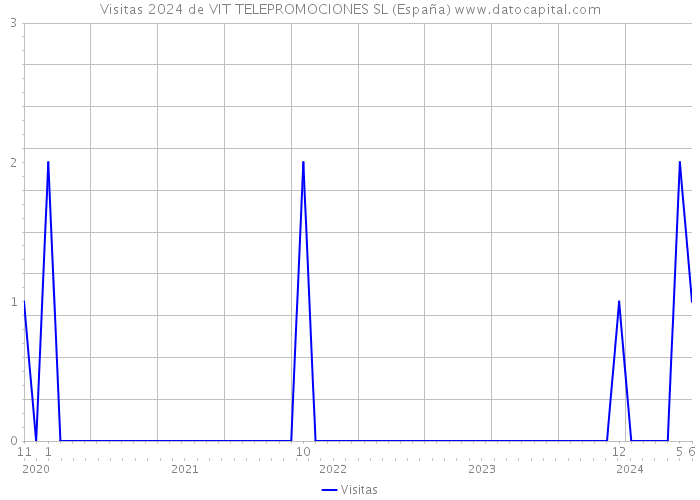 Visitas 2024 de VIT TELEPROMOCIONES SL (España) 