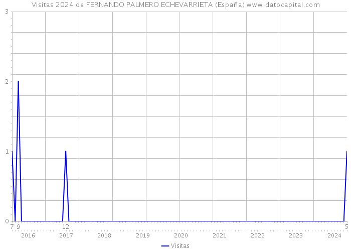 Visitas 2024 de FERNANDO PALMERO ECHEVARRIETA (España) 
