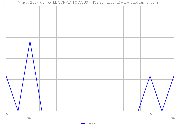 Visitas 2024 de HOTEL CONVENTO AGUSTINOS SL. (España) 