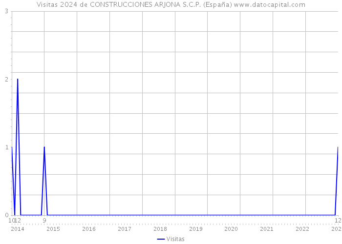 Visitas 2024 de CONSTRUCCIONES ARJONA S.C.P. (España) 