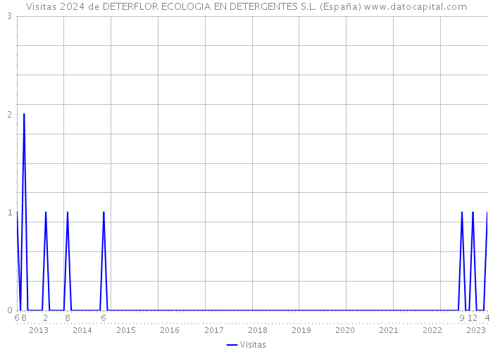 Visitas 2024 de DETERFLOR ECOLOGIA EN DETERGENTES S.L. (España) 
