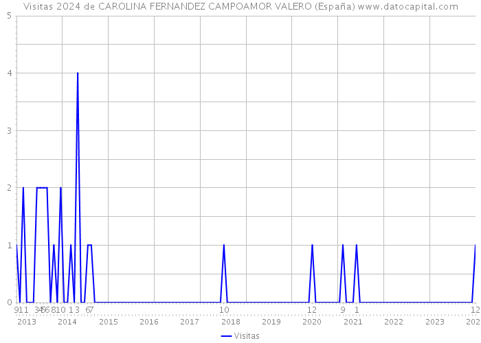 Visitas 2024 de CAROLINA FERNANDEZ CAMPOAMOR VALERO (España) 