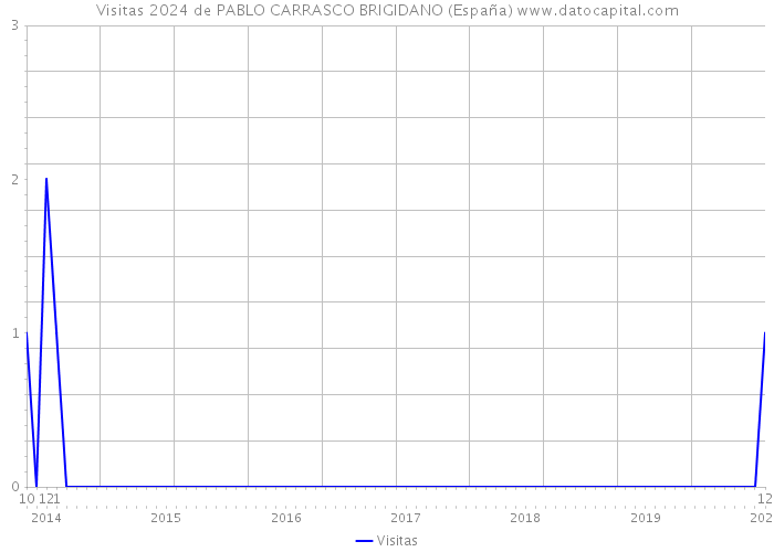 Visitas 2024 de PABLO CARRASCO BRIGIDANO (España) 