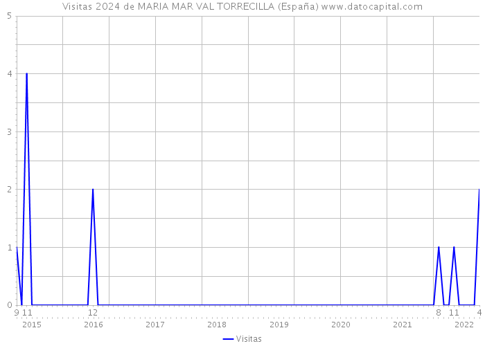 Visitas 2024 de MARIA MAR VAL TORRECILLA (España) 