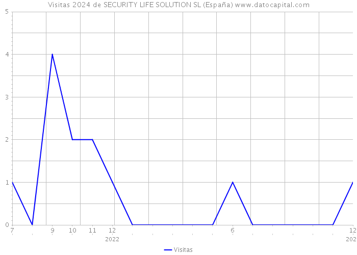 Visitas 2024 de SECURITY LIFE SOLUTION SL (España) 