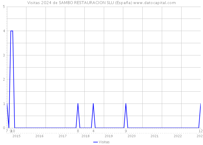 Visitas 2024 de SAMBO RESTAURACION SLU (España) 
