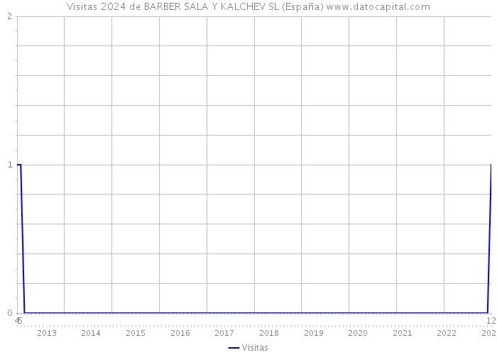 Visitas 2024 de BARBER SALA Y KALCHEV SL (España) 