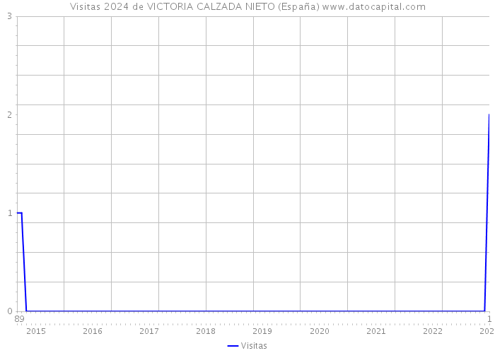 Visitas 2024 de VICTORIA CALZADA NIETO (España) 