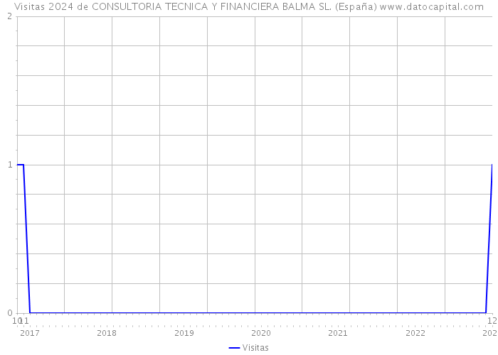 Visitas 2024 de CONSULTORIA TECNICA Y FINANCIERA BALMA SL. (España) 