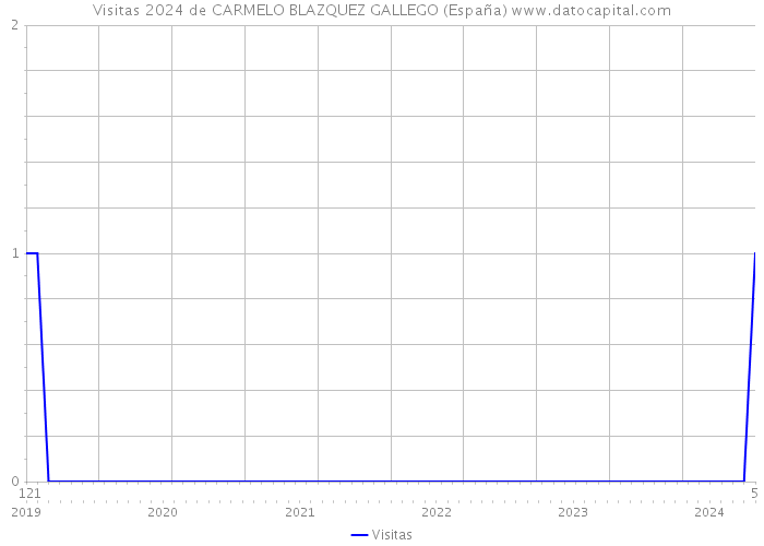 Visitas 2024 de CARMELO BLAZQUEZ GALLEGO (España) 