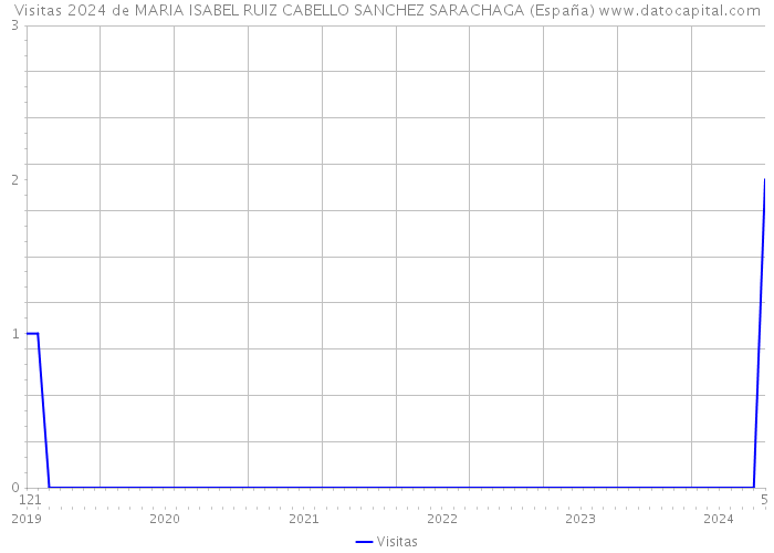 Visitas 2024 de MARIA ISABEL RUIZ CABELLO SANCHEZ SARACHAGA (España) 
