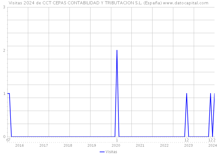 Visitas 2024 de CCT CEPAS CONTABILIDAD Y TRIBUTACION S.L. (España) 