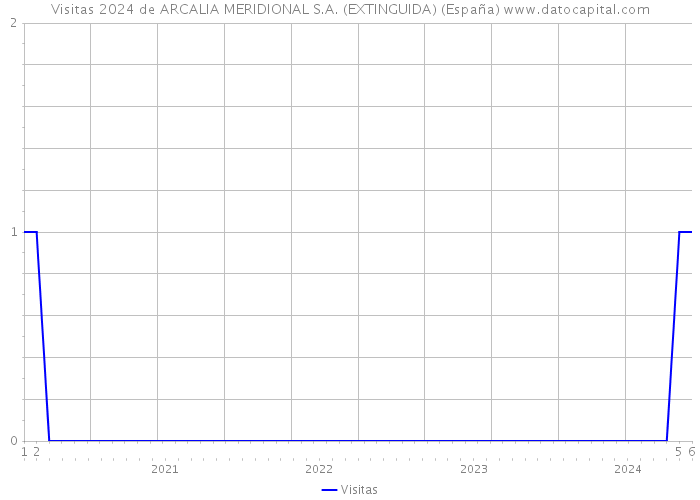 Visitas 2024 de ARCALIA MERIDIONAL S.A. (EXTINGUIDA) (España) 