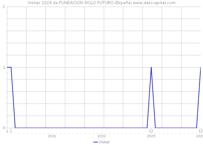 Visitas 2024 de FUNDACION SIGLO FUTURO (España) 