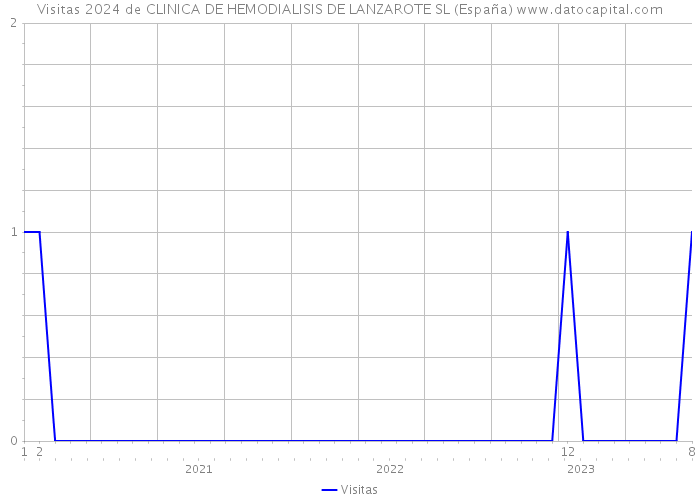 Visitas 2024 de CLINICA DE HEMODIALISIS DE LANZAROTE SL (España) 