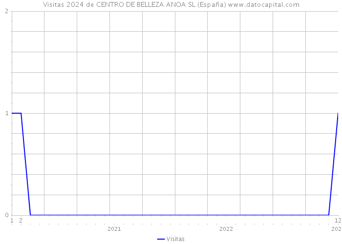 Visitas 2024 de CENTRO DE BELLEZA ANOA SL (España) 