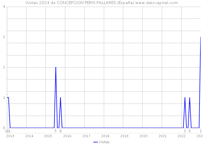 Visitas 2024 de CONCEPCION PERIS PALLARES (España) 