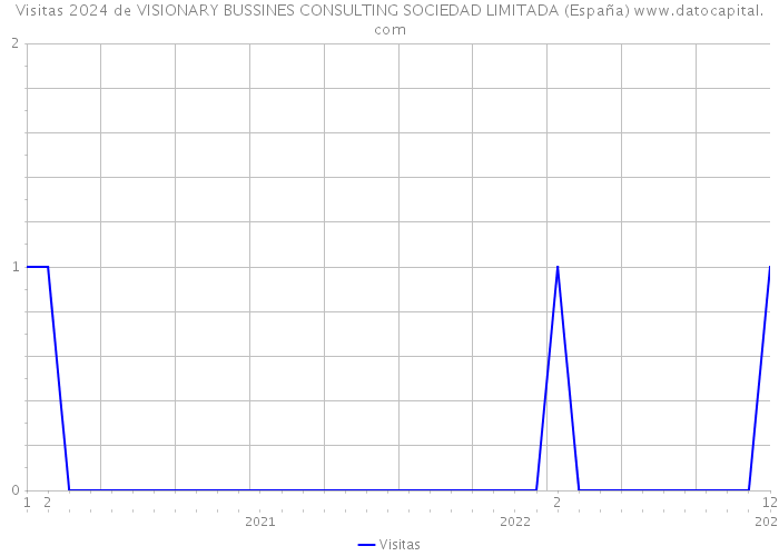 Visitas 2024 de VISIONARY BUSSINES CONSULTING SOCIEDAD LIMITADA (España) 