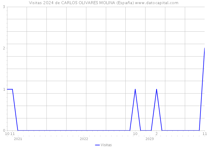 Visitas 2024 de CARLOS OLIVARES MOLINA (España) 