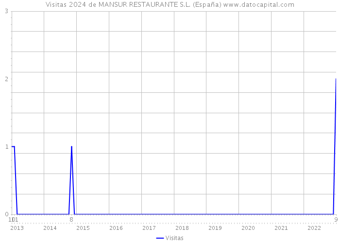 Visitas 2024 de MANSUR RESTAURANTE S.L. (España) 