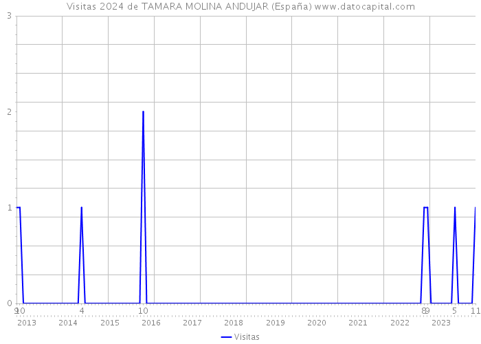 Visitas 2024 de TAMARA MOLINA ANDUJAR (España) 