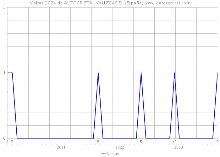 Visitas 2024 de AUTOCRISTAL VALLECAS SL (España) 