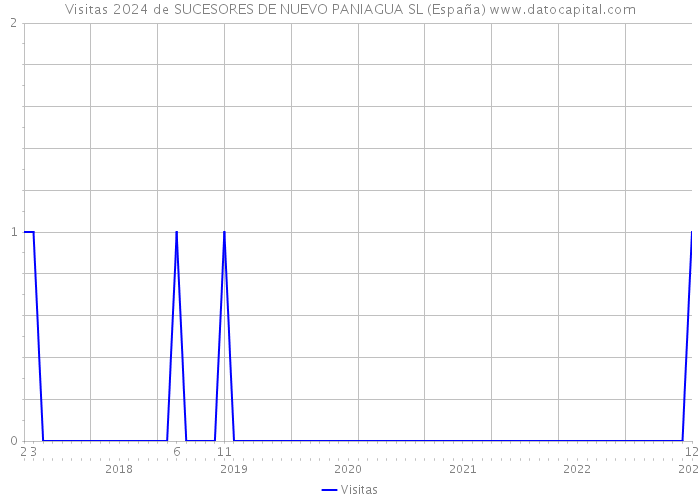 Visitas 2024 de SUCESORES DE NUEVO PANIAGUA SL (España) 
