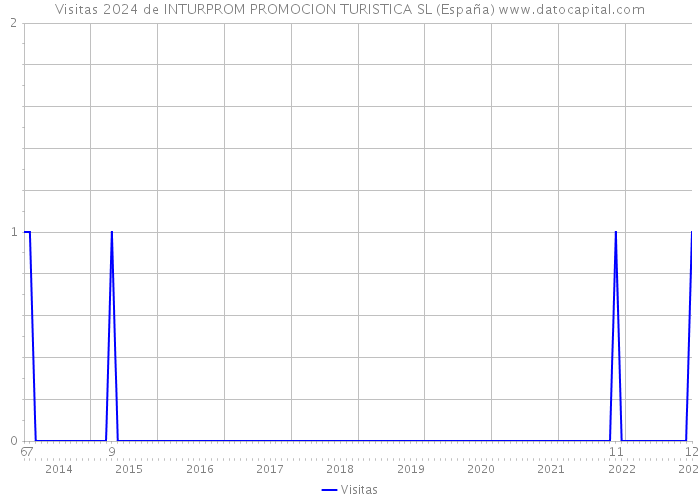 Visitas 2024 de INTURPROM PROMOCION TURISTICA SL (España) 