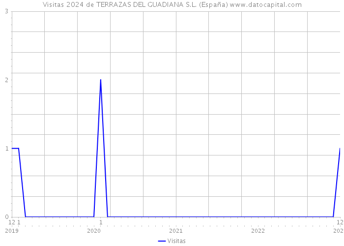Visitas 2024 de TERRAZAS DEL GUADIANA S.L. (España) 
