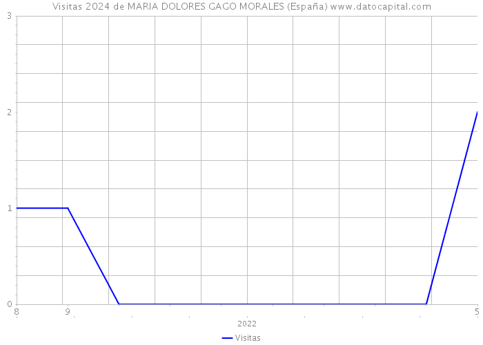 Visitas 2024 de MARIA DOLORES GAGO MORALES (España) 