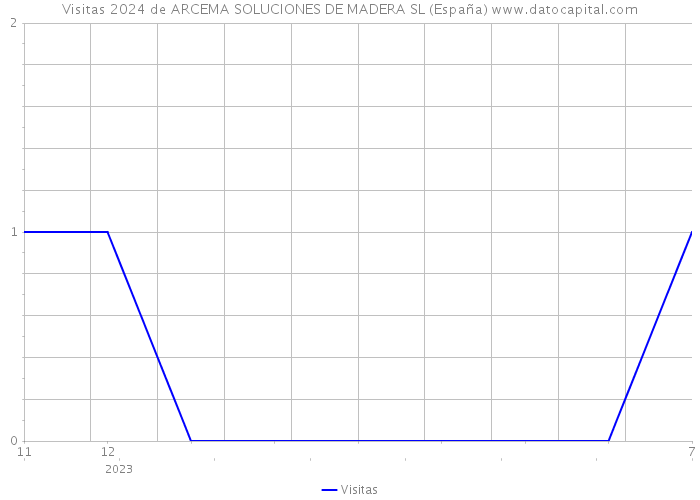 Visitas 2024 de ARCEMA SOLUCIONES DE MADERA SL (España) 