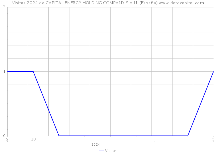 Visitas 2024 de CAPITAL ENERGY HOLDING COMPANY S.A.U. (España) 