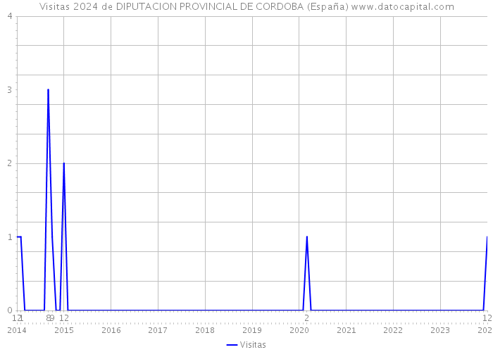 Visitas 2024 de DIPUTACION PROVINCIAL DE CORDOBA (España) 