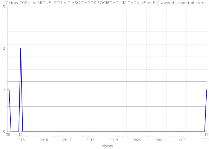 Visitas 2024 de MIGUEL SORIA Y ASOCIADOS SOCIEDAD LIMITADA. (España) 