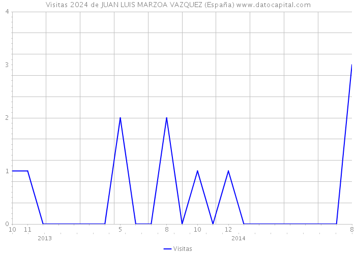 Visitas 2024 de JUAN LUIS MARZOA VAZQUEZ (España) 