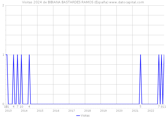Visitas 2024 de BIBIANA BASTARDES RAMOS (España) 