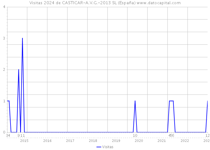 Visitas 2024 de CASTICAR-A.V.G.-2013 SL (España) 