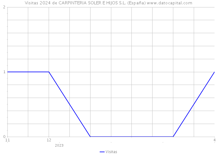 Visitas 2024 de CARPINTERIA SOLER E HIJOS S.L. (España) 