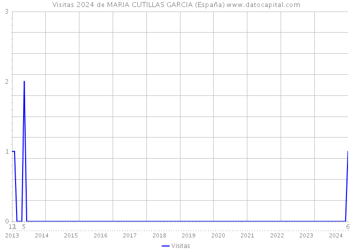 Visitas 2024 de MARIA CUTILLAS GARCIA (España) 