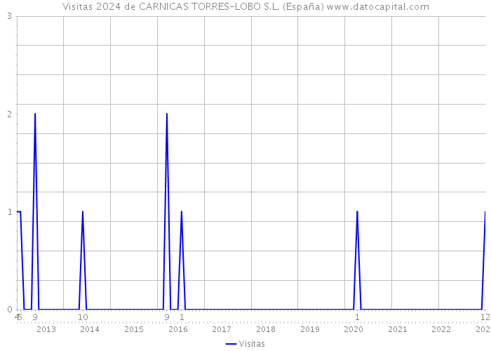 Visitas 2024 de CARNICAS TORRES-LOBO S.L. (España) 