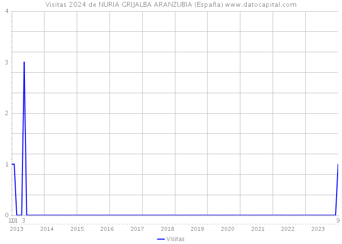 Visitas 2024 de NURIA GRIJALBA ARANZUBIA (España) 