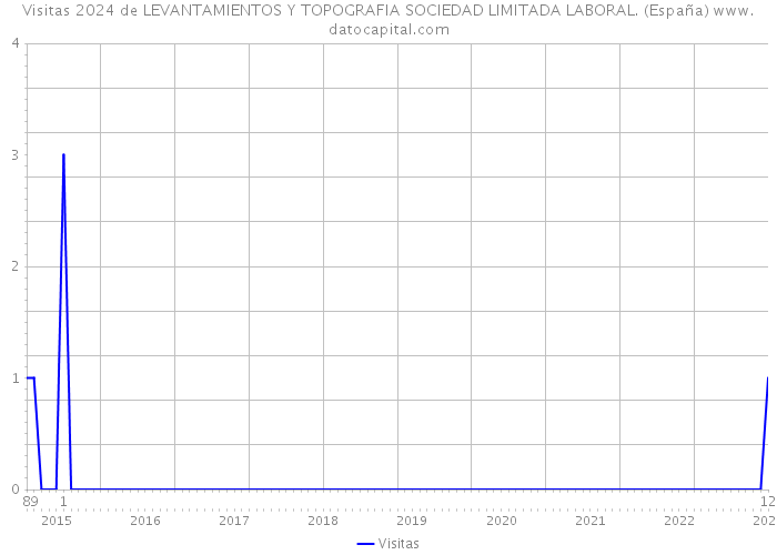 Visitas 2024 de LEVANTAMIENTOS Y TOPOGRAFIA SOCIEDAD LIMITADA LABORAL. (España) 