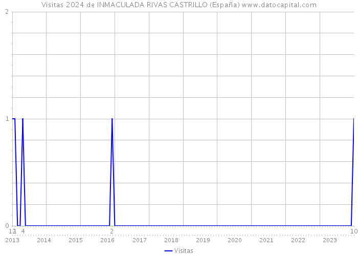 Visitas 2024 de INMACULADA RIVAS CASTRILLO (España) 