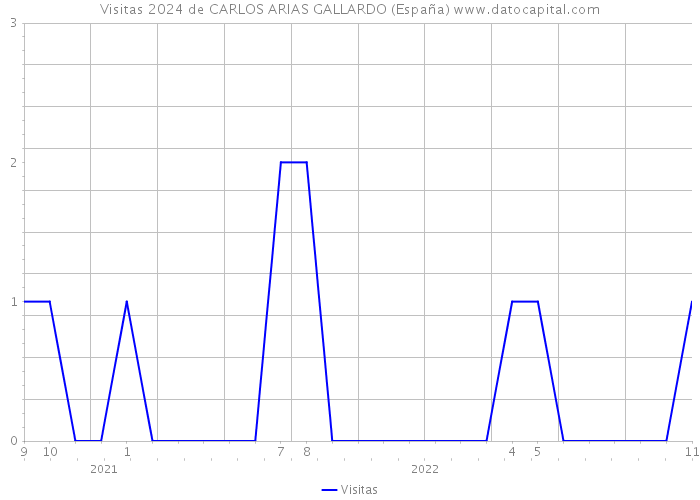 Visitas 2024 de CARLOS ARIAS GALLARDO (España) 