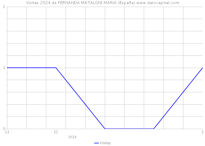 Visitas 2024 de FERNANDA MATALONI MARIA (España) 