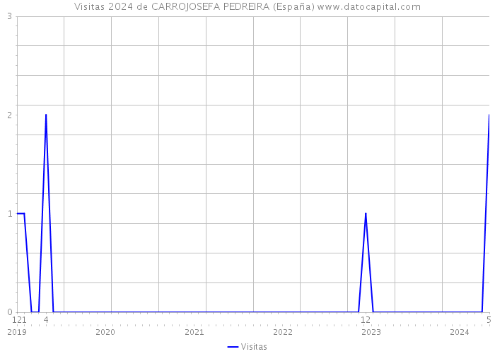 Visitas 2024 de CARROJOSEFA PEDREIRA (España) 